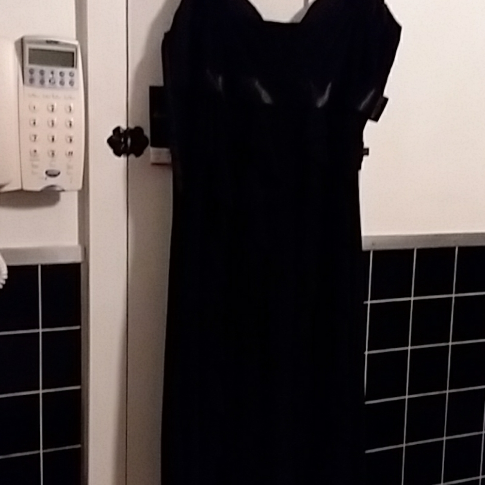 Black Ruffled Dress - Picture 3 of 5